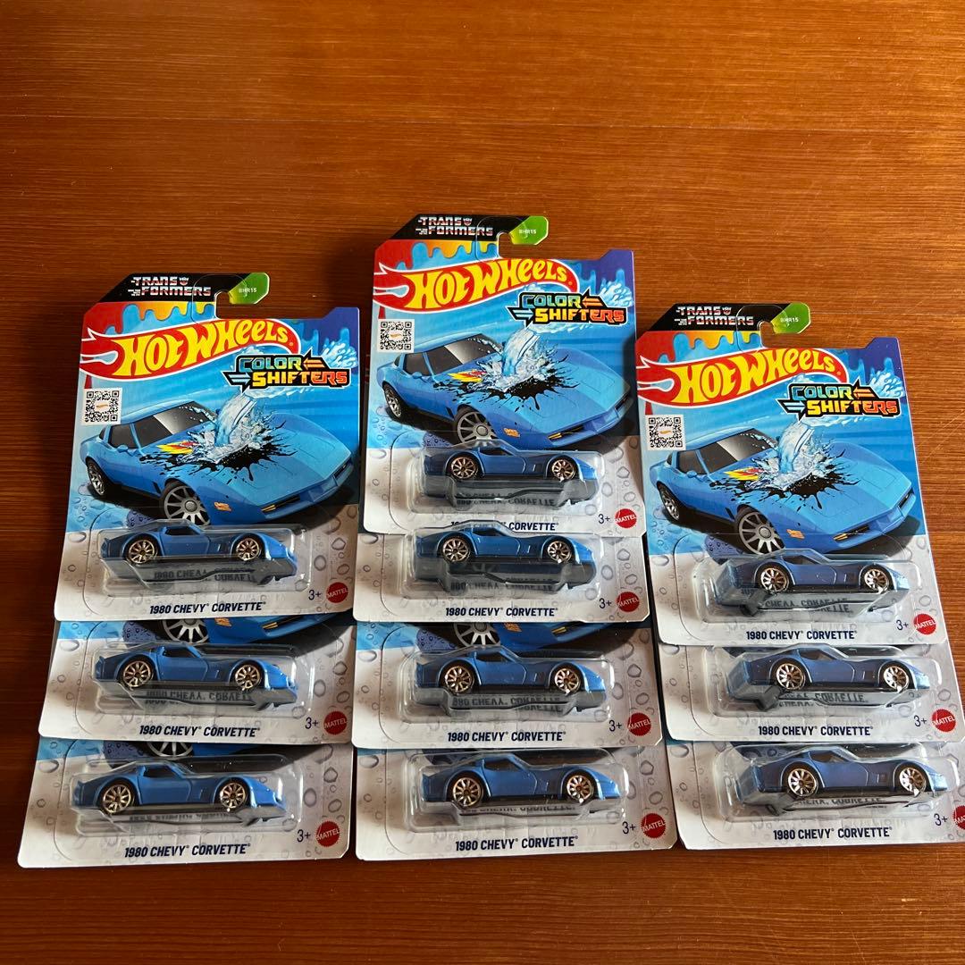 今週限定ホットウィール　カラーシフターズ　1980 CHEVY CORVETTE