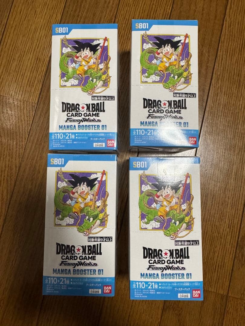 フュージョンワールド MANGA BOOSTER 01 [SB01]4BOX