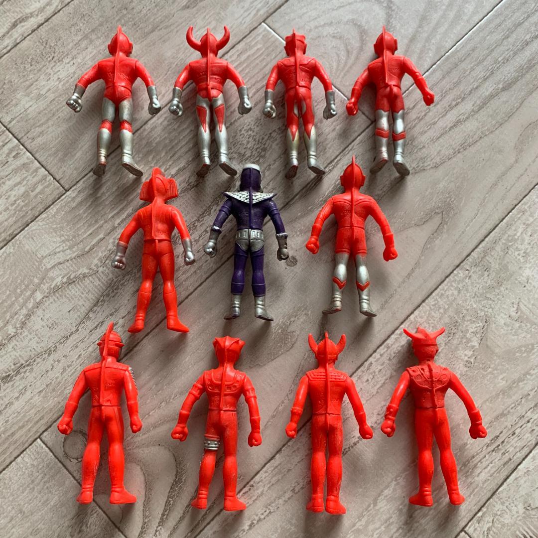 当時物 ソフビ人形 ウルトラ戦士11体セット ウルトラマン 円谷プロ