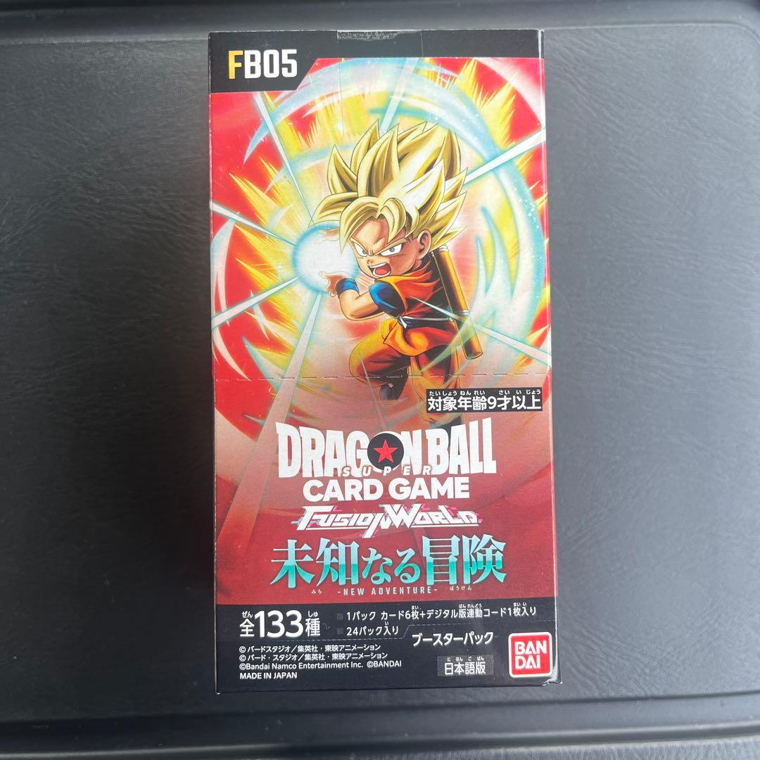ドラゴンボールフュージョンワールド 未知なる冒険 1BOX テープ付き