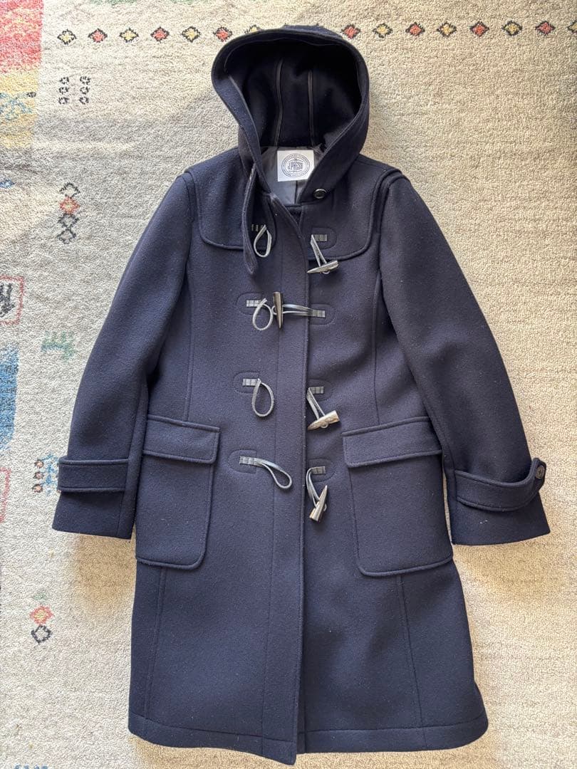 ★週末値下げ★【美品】J PRESS ダッフルコート（一部牛革使用）