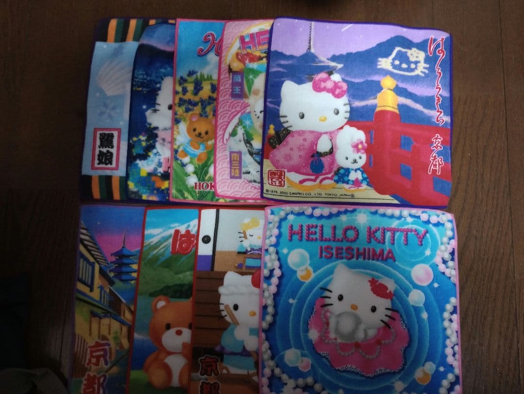 新品未使用 ハローキティ ご当地ハンカチセット - メルカリ