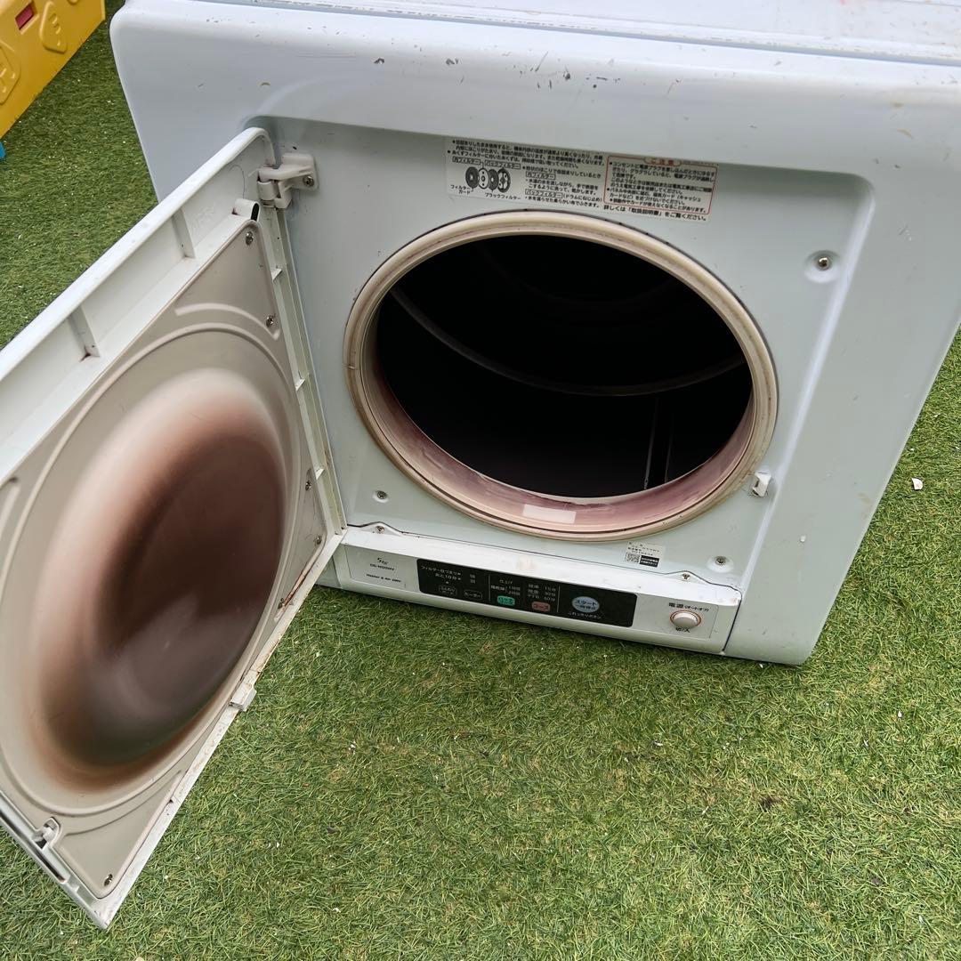 日立　5.0kg 電気衣類乾燥機 DE-N50WV 2019年製 2way乾燥