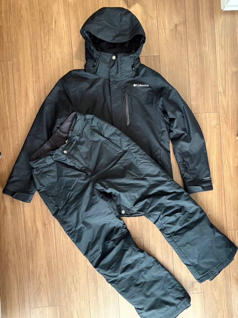 Columbia コロンビア スノーボードウェア上下セット（L/M）黒