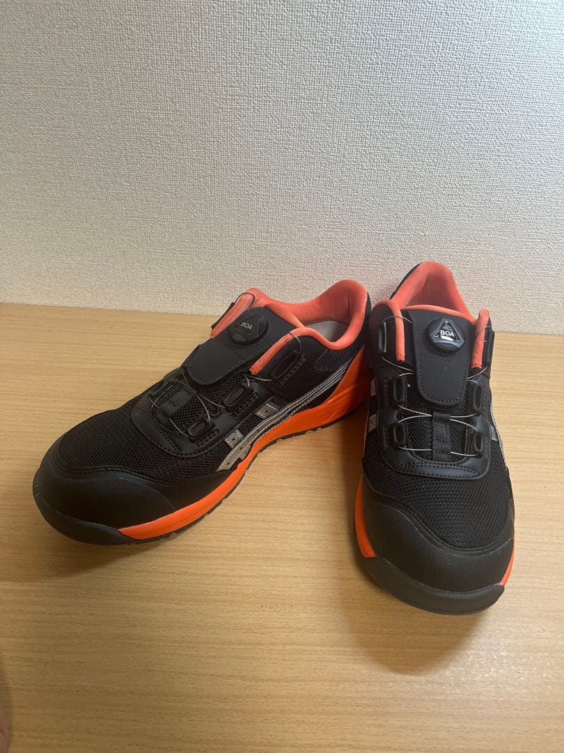 アシックス　安全靴27センチ　BOA