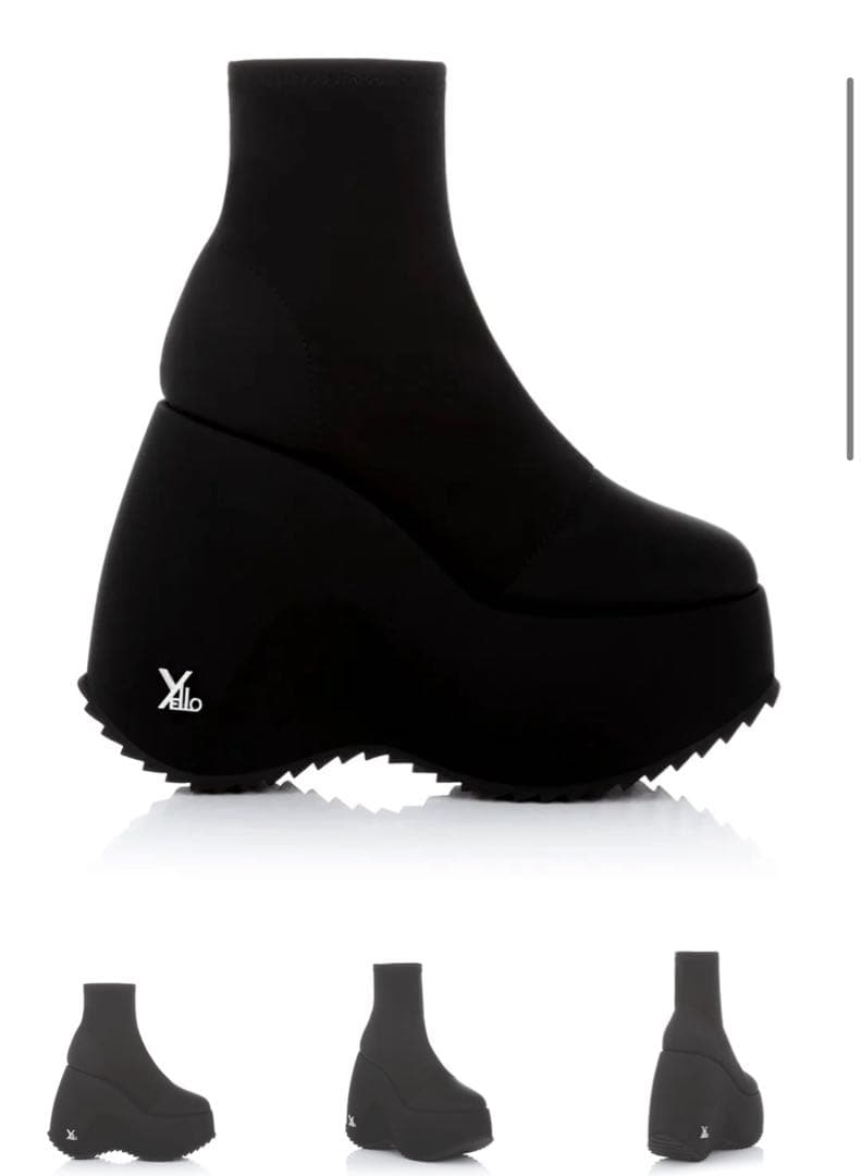 yello ショートブーツ/Lsize