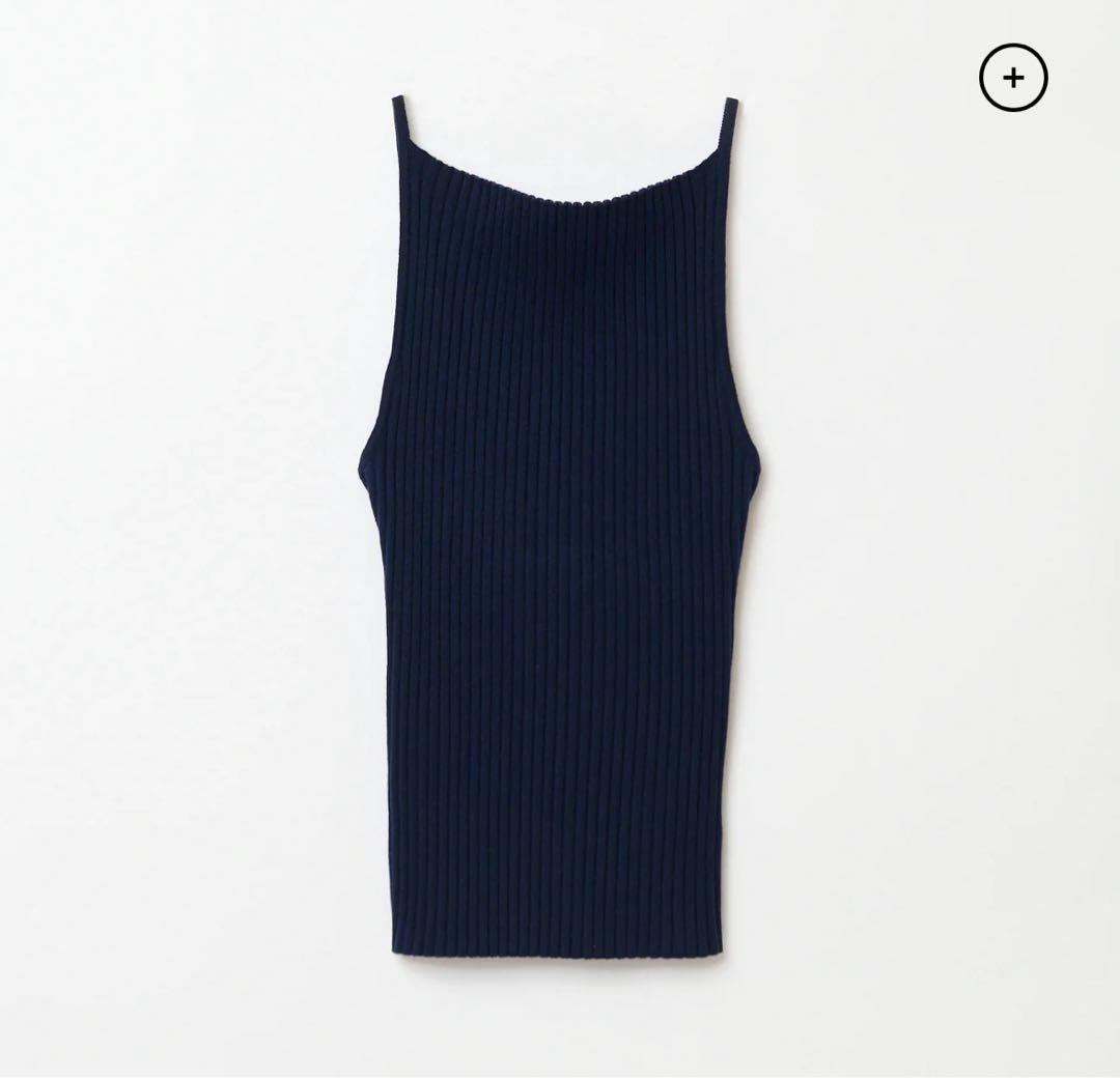 トップス SHISHIKUI KNIT CAMI / NAVY