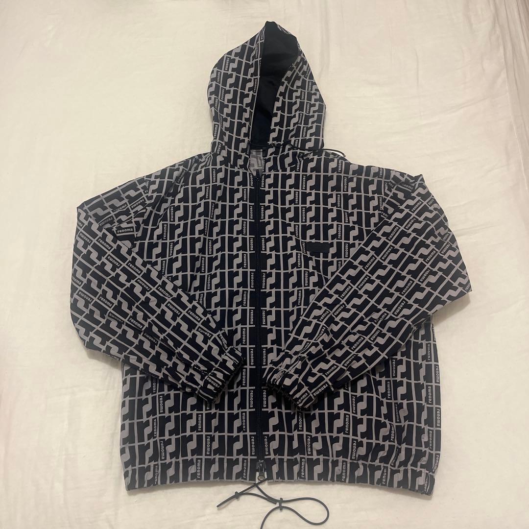 renoma総柄モノグラムパーカー