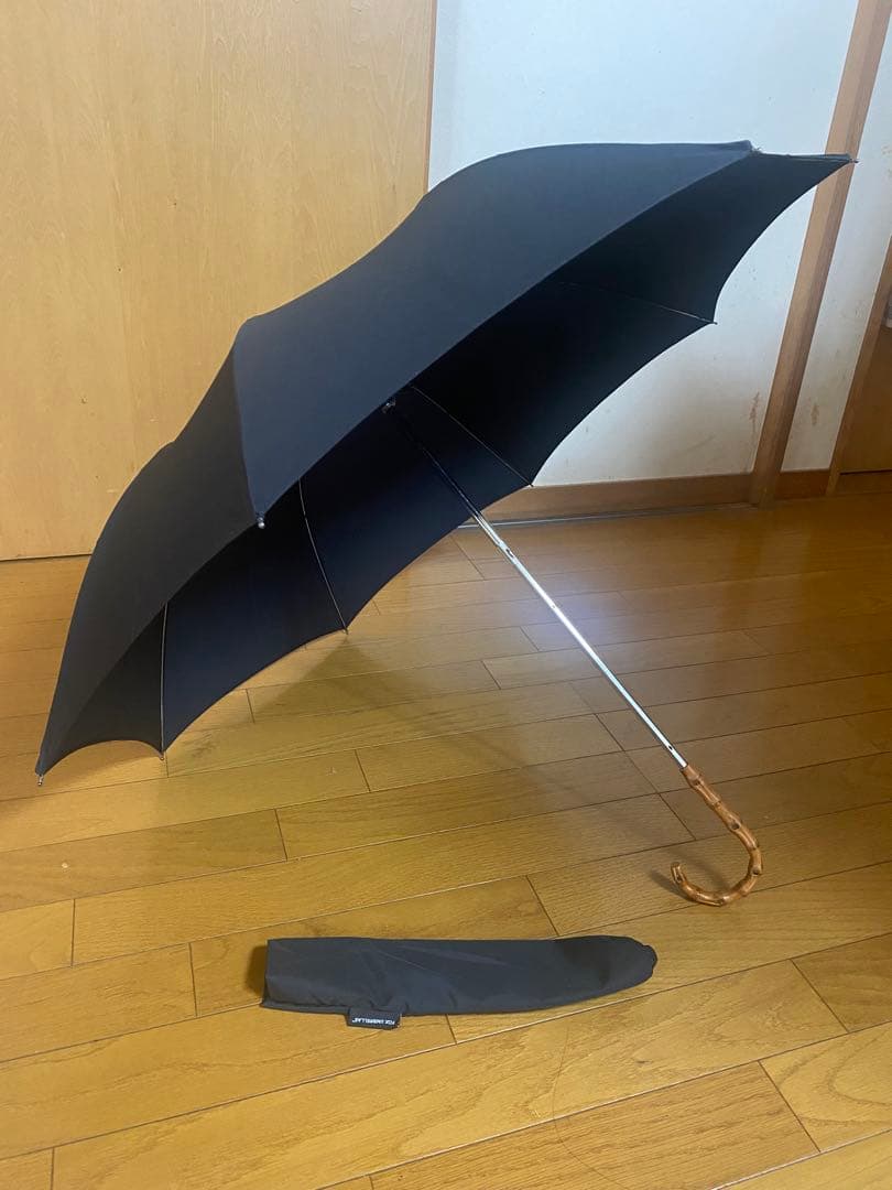 フォックスアンブレラ　TEL12 メンズ　折り畳み傘　ブラック　ワンギー