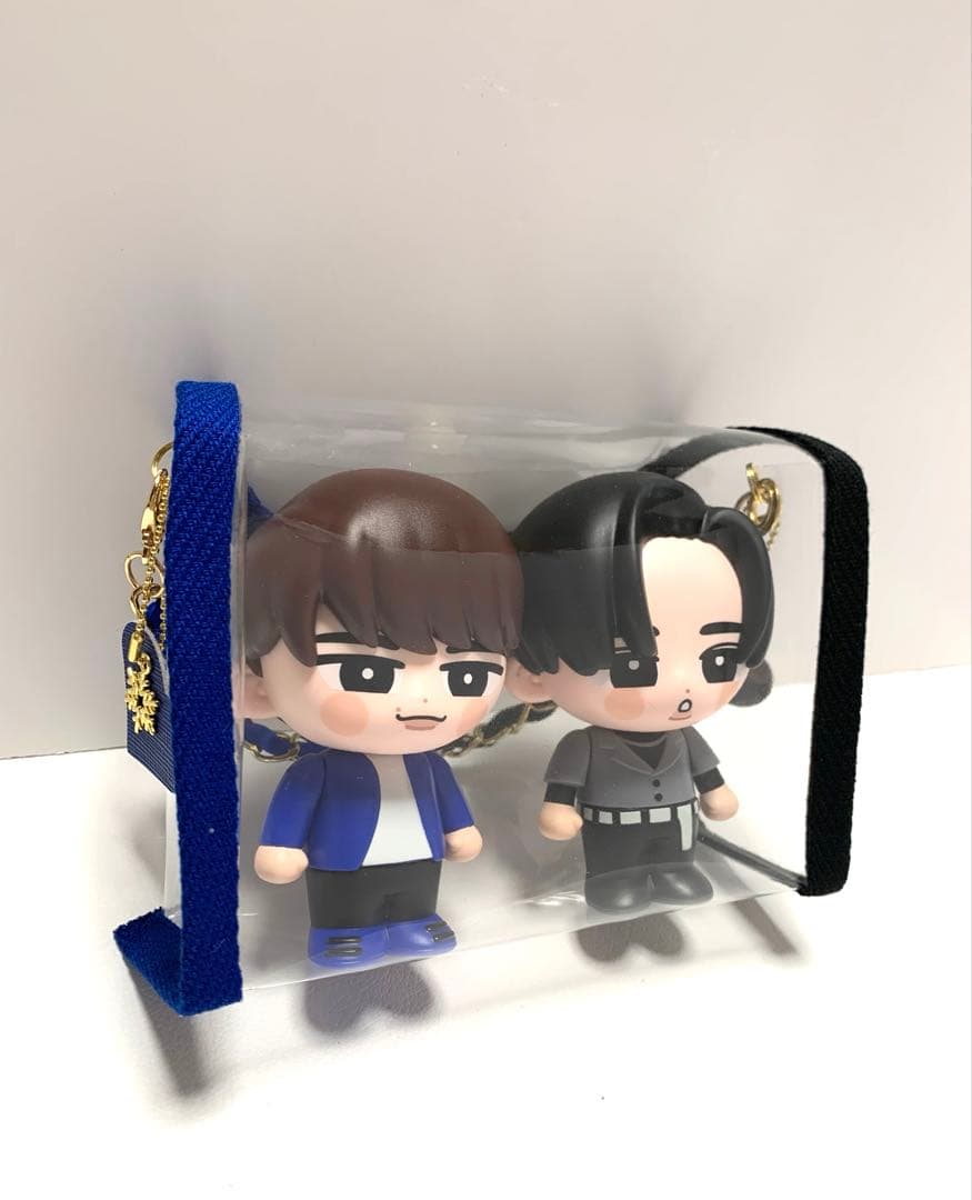 ハル様専用 すのチルソフビポーチ 2体用 青×黒 SnowMan渡辺翔太 目黒蓮