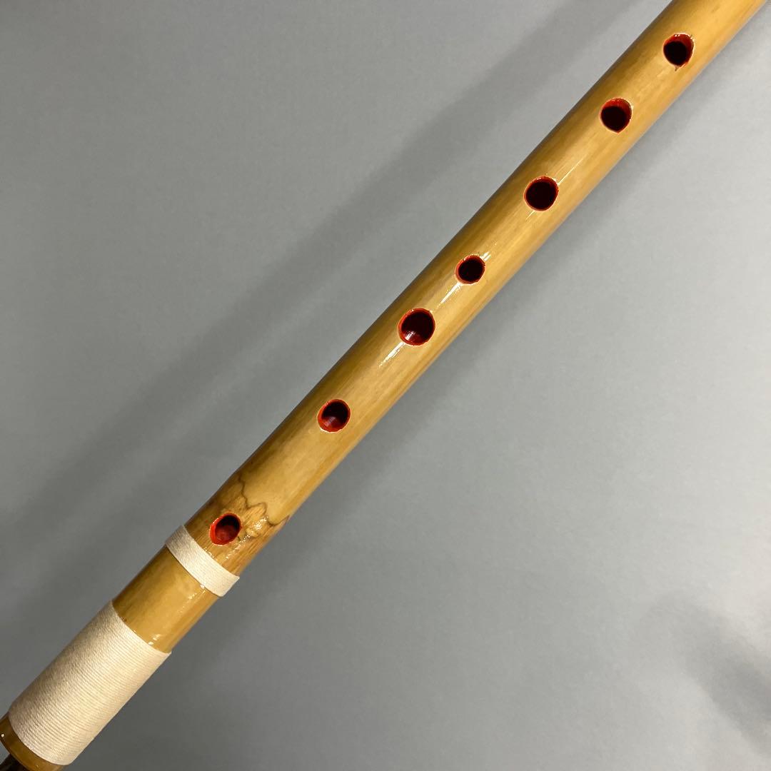 篠笛 四本調子G#管 CMR4-32 唄物 ドレミ調 天地糸巻竹笛 西洋音階
