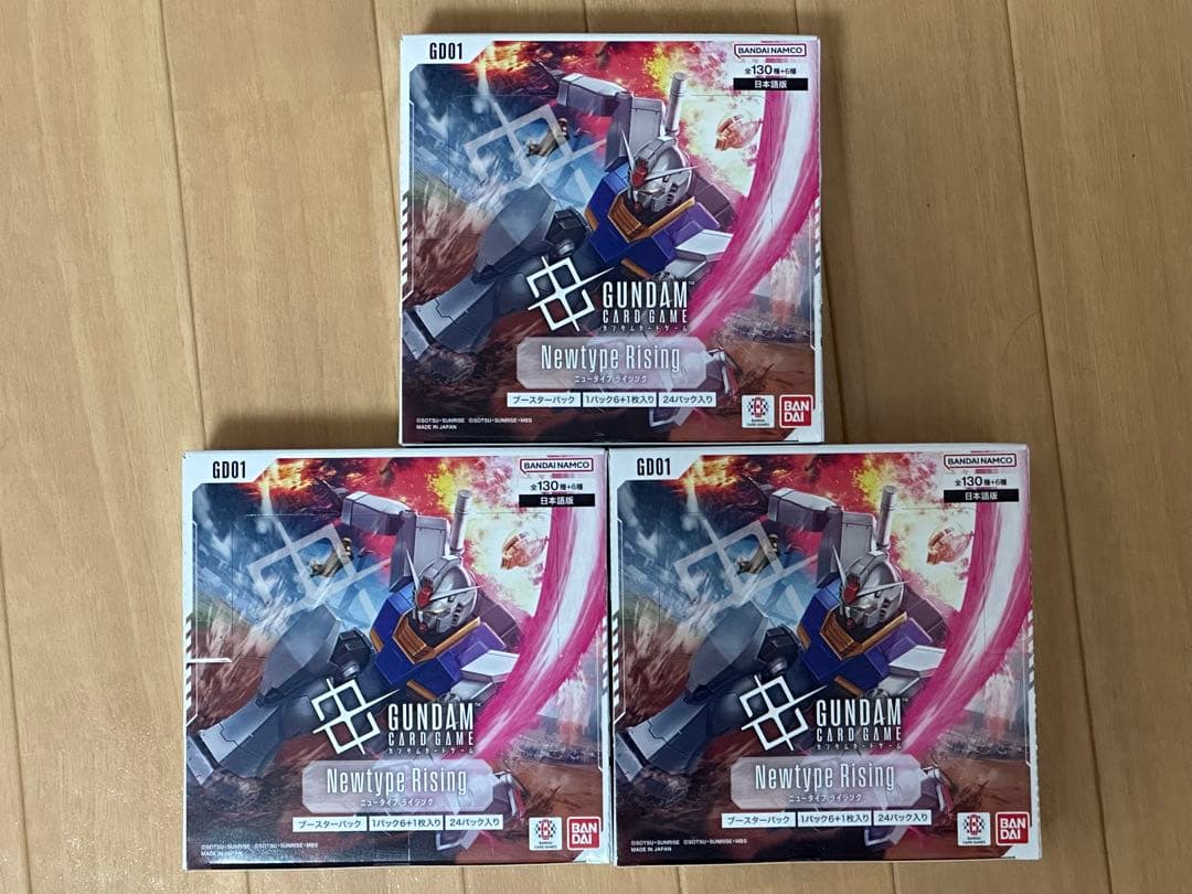 Newtype Rising 3BOX テープ付き 新品未開封