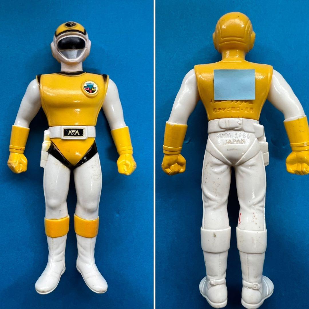 昭和レトロ超貴重超新星フラッシュマンソフビ5体セット