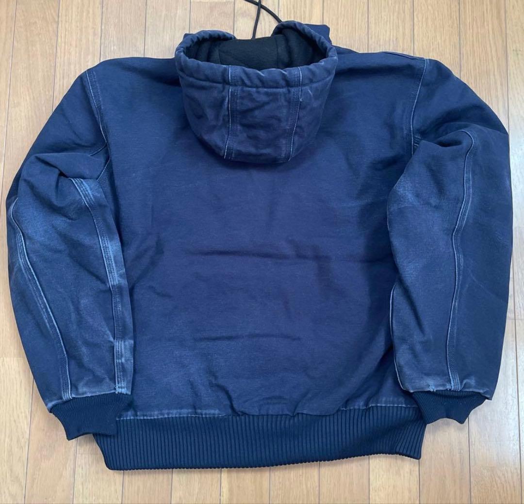 カーハート アクティブジャケット 00s DNY ハチノス ネイビー - メルカリ