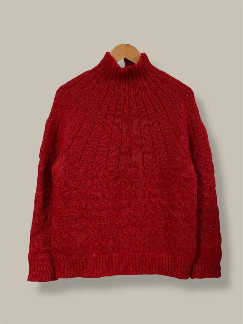 tricot garcons ウール ハイネック ニット