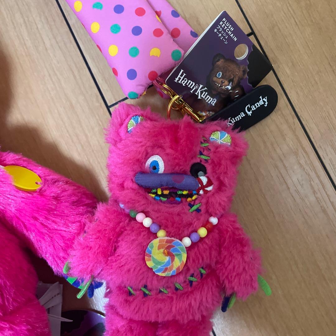《新品未使用》USJハミクマ キャンディぬいぐるみ　キャンディキーチェーンタグ付