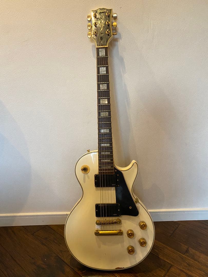 ブ*グ様 Greco レスポールカスタムタイプ ホワイト 70s〜80s 日本製
