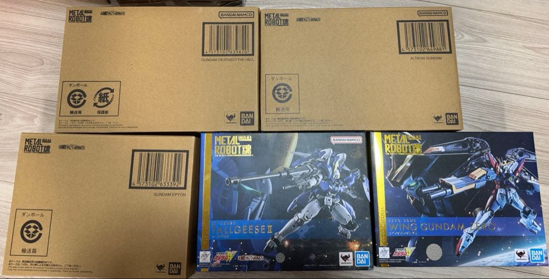 L ROBOT 魂　ウイングガンダム　シリーズセット　(開封品)