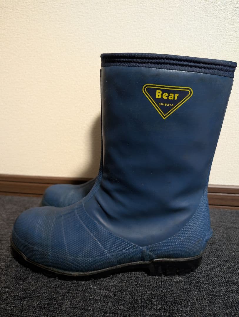 【再値下げ】　シバタ工業 防水安全靴　−40℃DX　Bear　ネイビー　26cm