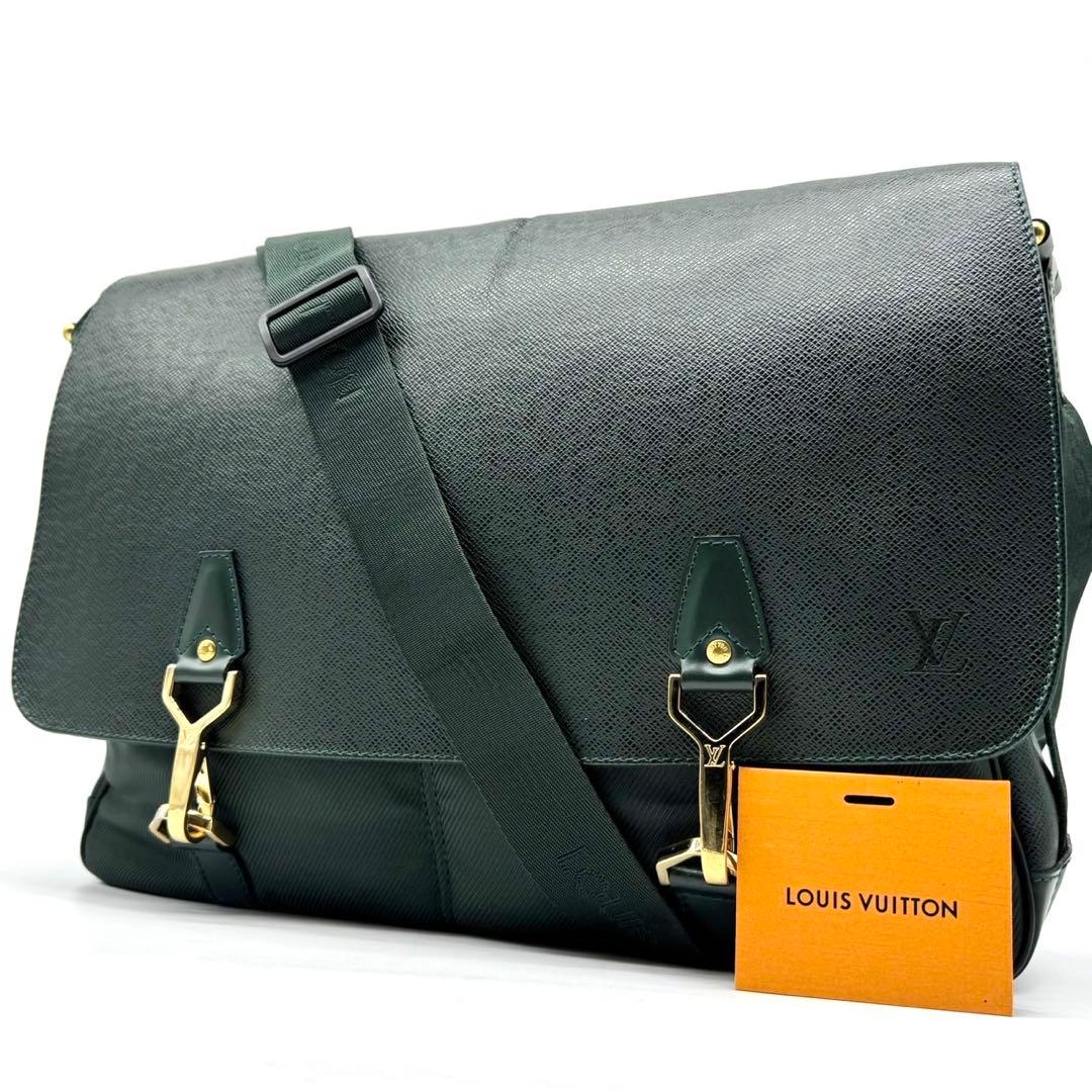 ✨美品✨ヴィトン ショルダーバッグ タイガ デルスー エセピア A4可能 レザー 楽天市場】LOUIS VUITTON ルイ ヴィトン タイガ デルスー ショルダー