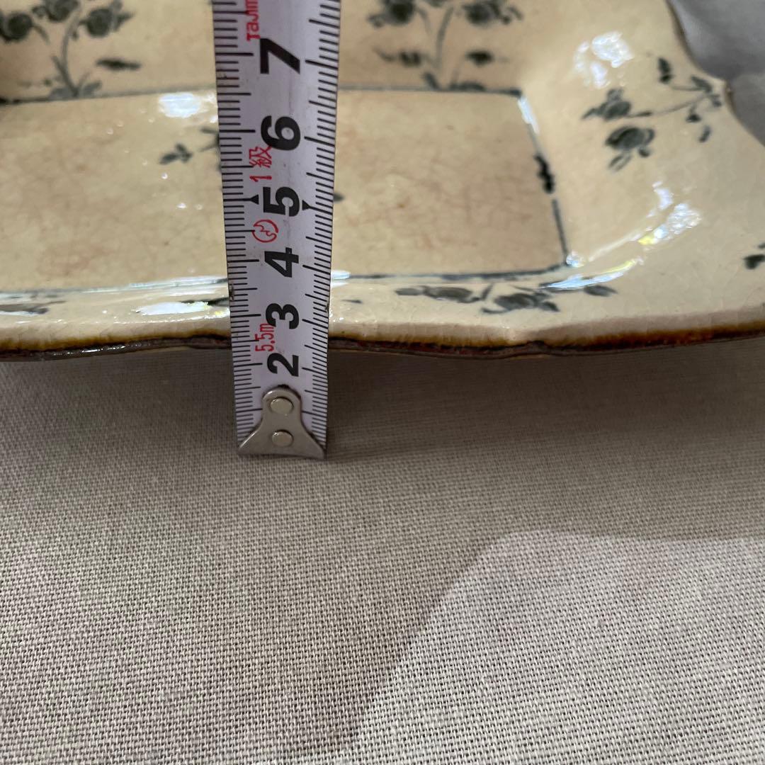 藤田佳三 染付輪花長方皿 作家 器 皿 - メルカリ