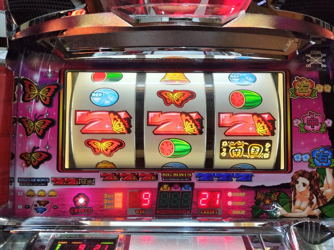 パチスロ実機】ラスター☆破壊王 橋本真也【コイン不要機付】4号機