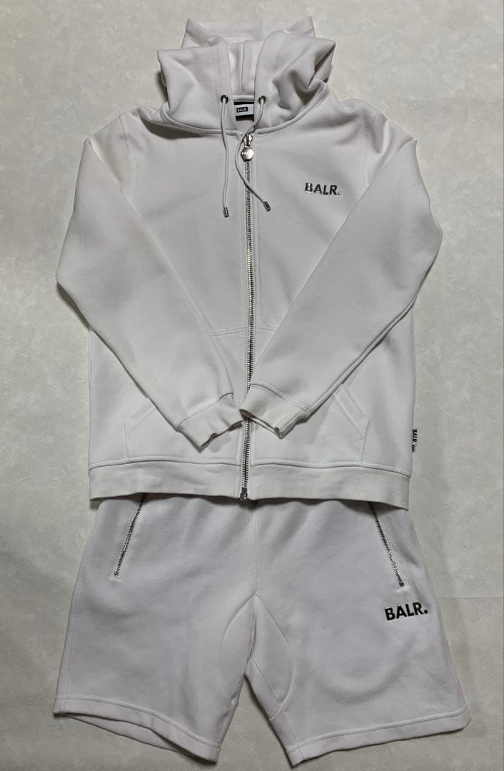 BALR. パーカー ショートパンツ セット L ホワイト