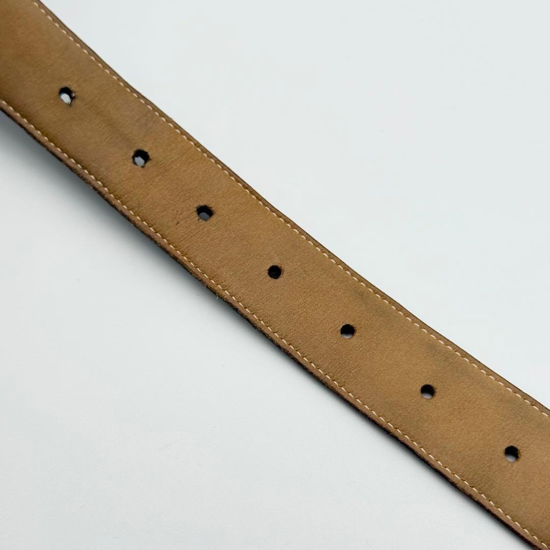 ✨良品✨カルティエ ベルト Cアロンジェ クロコ シルバー金具 メンズ