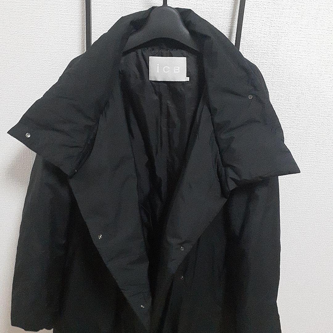 wabisuki様アイシービー ADSダウン スタンドカラーコート 黒 4 - メルカリ