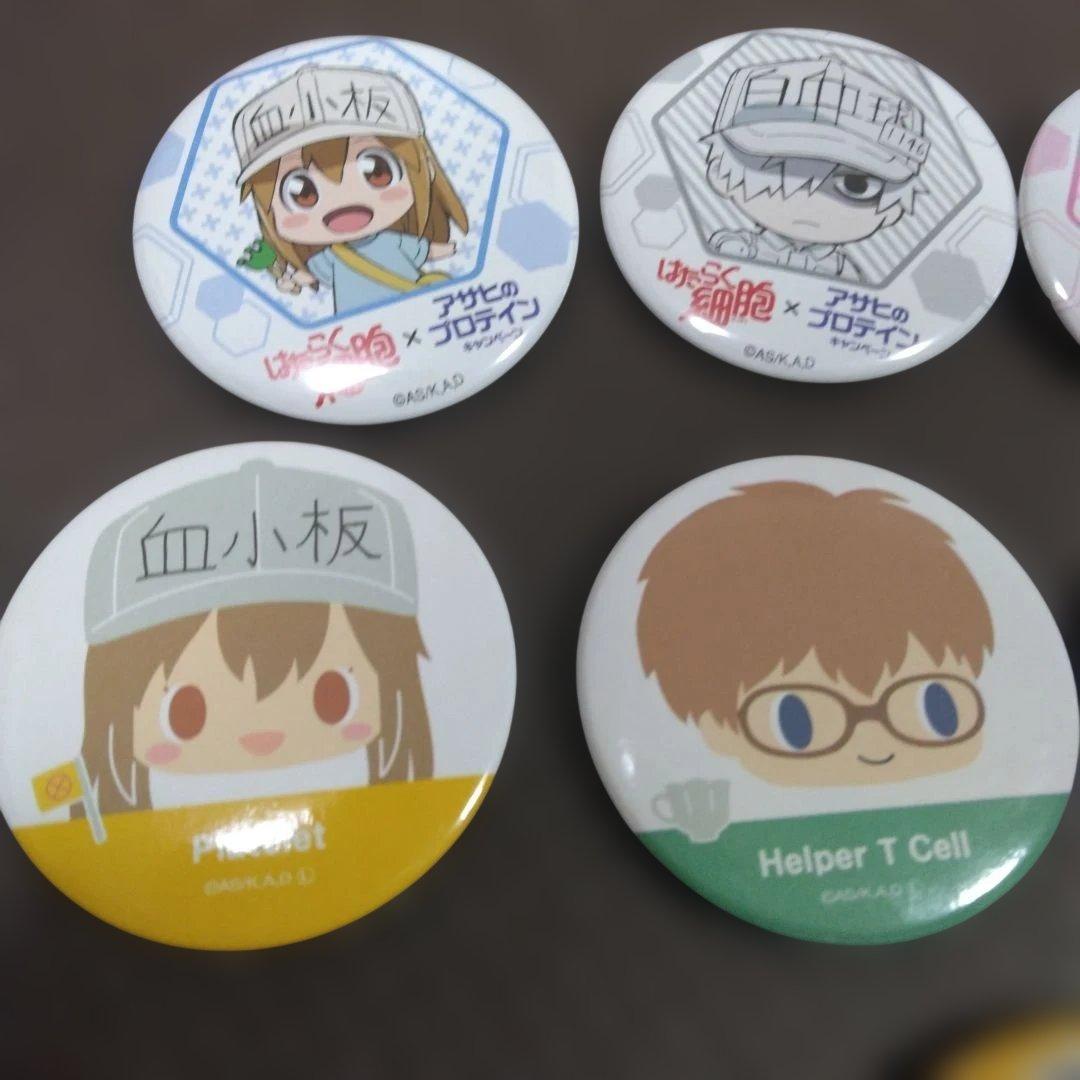 はたらく細胞 缶バッジ 12個セット - メルカリ