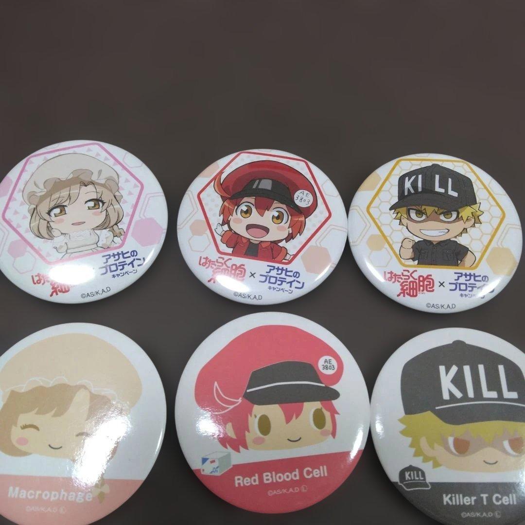 はたらく細胞 缶バッジ 12個セット - メルカリ