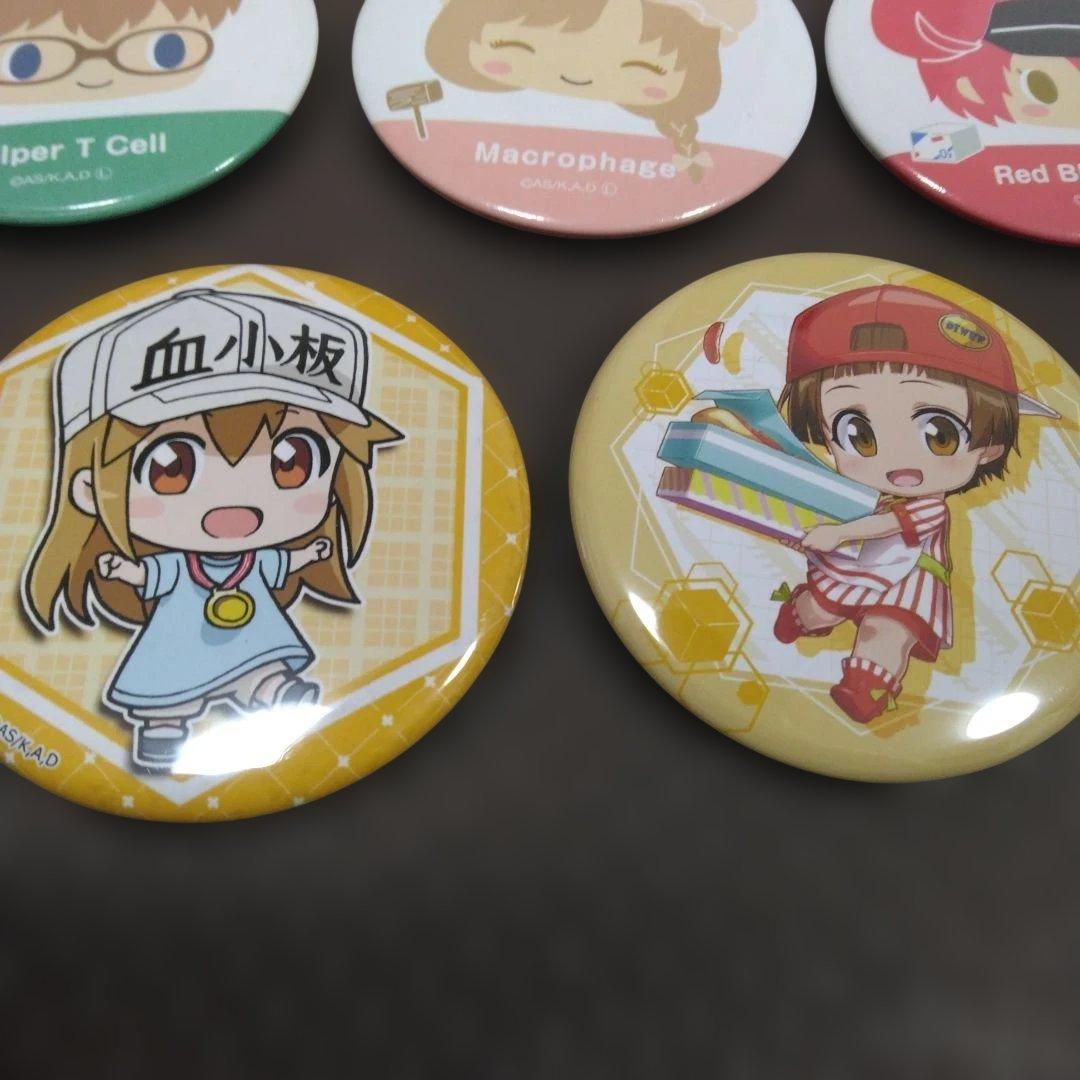 はたらく細胞 缶バッジ 12個セット - メルカリ