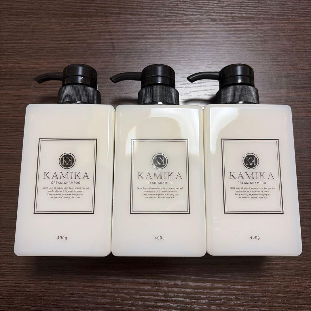 KAMIKA カミカ オールインワンクリームシャンプー 3個セット - メルカリ