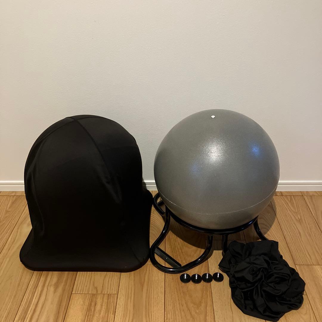 ジェリーフィッシュチェア スパイスオブライフ バランスボール ブラック2個セット