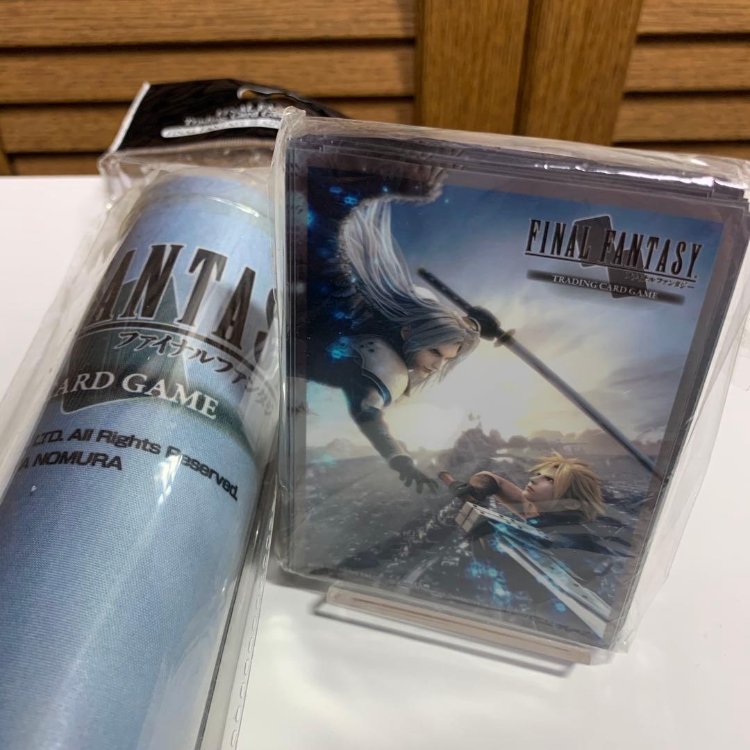 【絶版】FFTCG プレイマット　スリーブ　クラウド　セフィロス