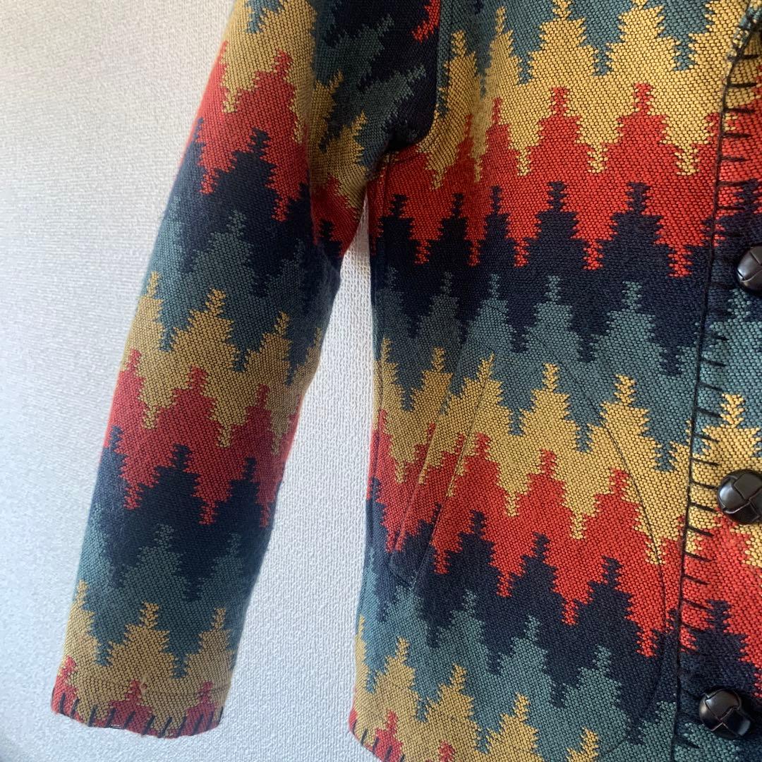 Calee キャリー ネイティブショールカラージャケット Sサイズ - メルカリ