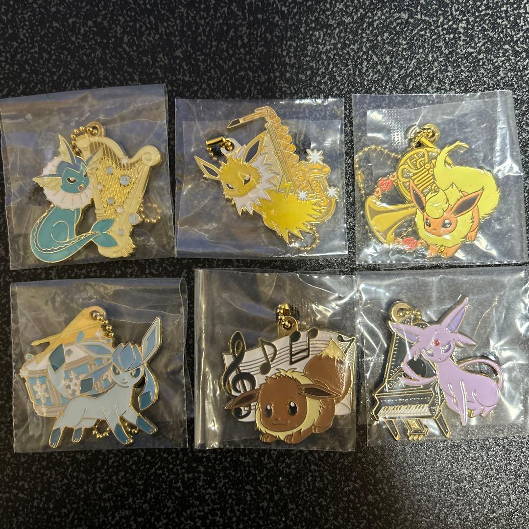 ポケモン一番くじ イーブイ&MELODISメタルチャーム全9種類セット