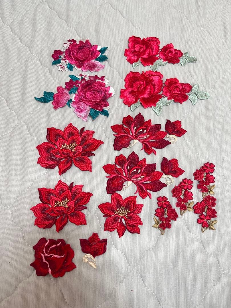 サルート 刺繍パーツ アップリケ 手芸 200パーツ - メルカリ