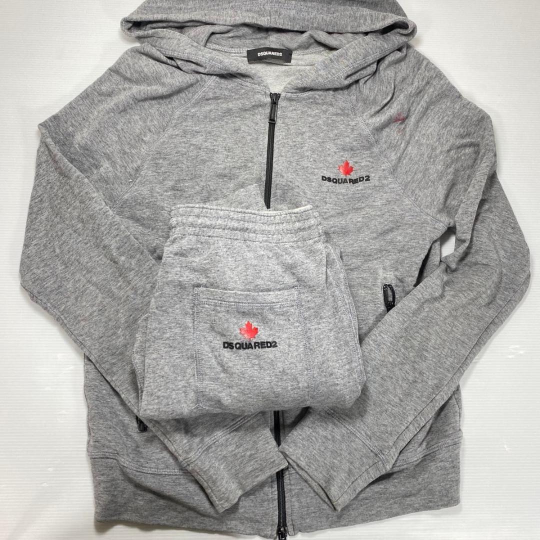 【高級セットアップ】DSQUARED2 スウェット グレー S イタリア製