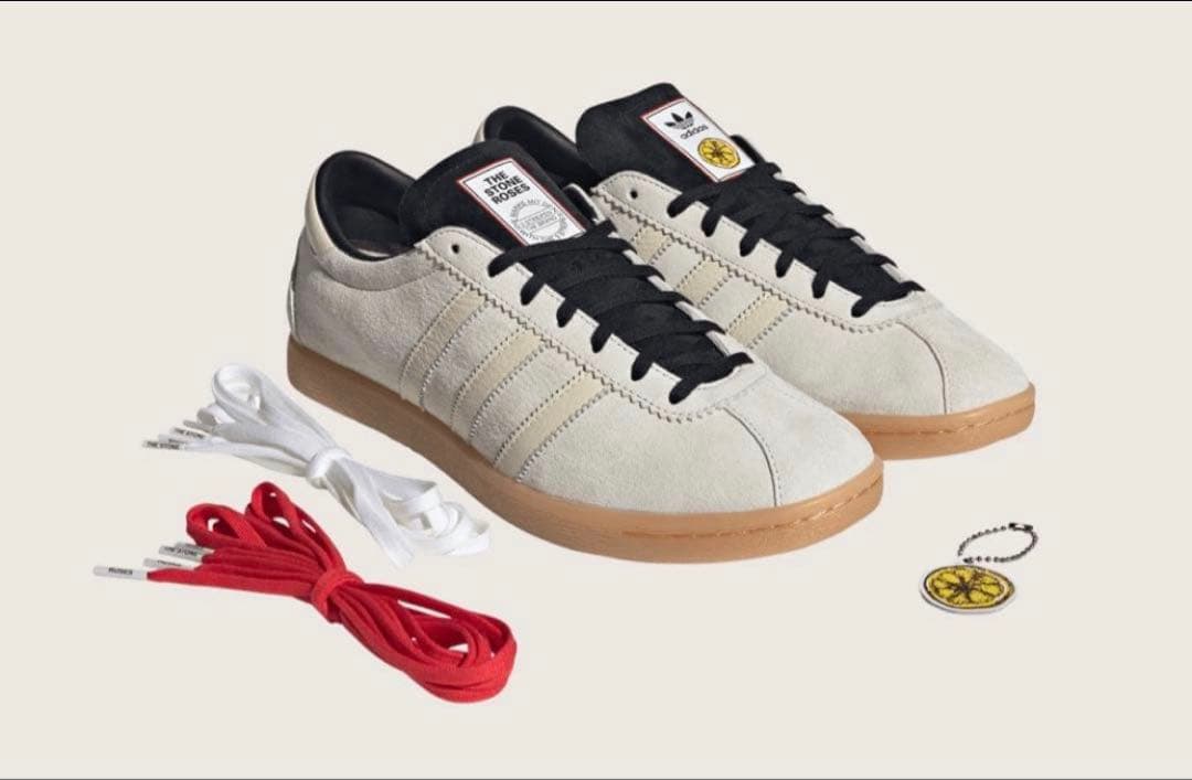 adidas タバコ tobacco stone rosesコラボ Official look at the Stone Roses x adidas Tobacco + ZX 600 set for