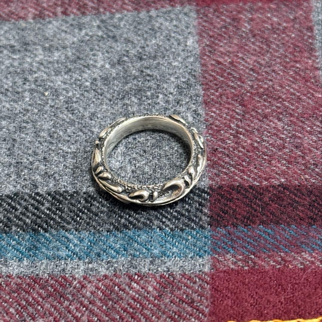 Legend 吉原直　浮き彫り唐草リング　10号