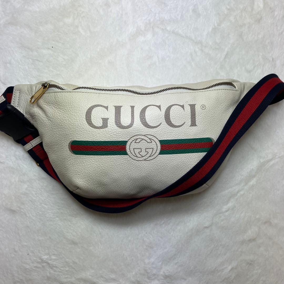 美品✨グッチ バムバッグ シェリーライン インターロッキング ボディバッグ