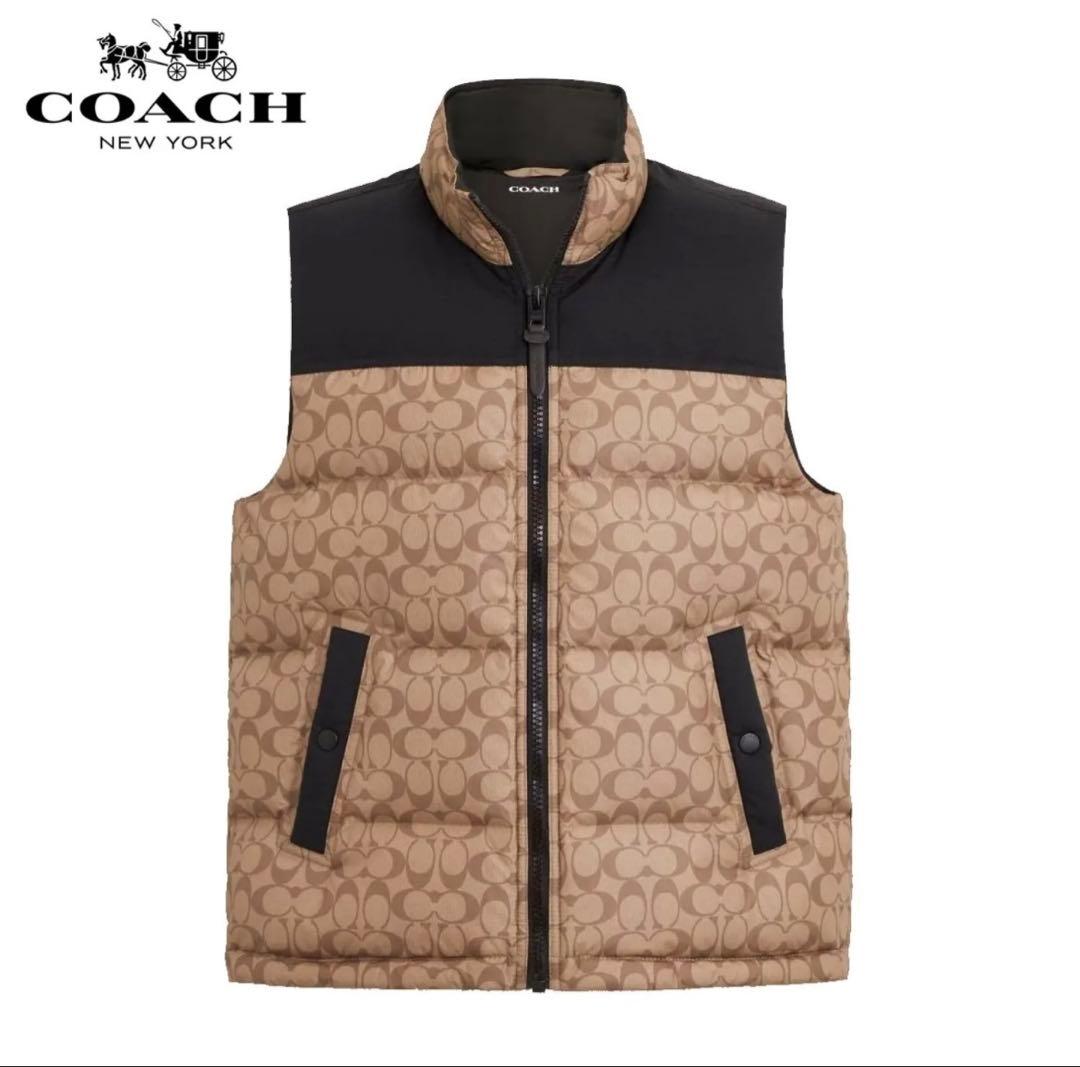 COACH ダウンベスト - メルカリ