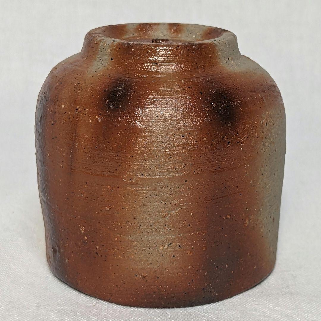 岡山県重要無形文化財 山本雄一 備前焼 緋襷ぐい呑 合箱 酒器 酒盃