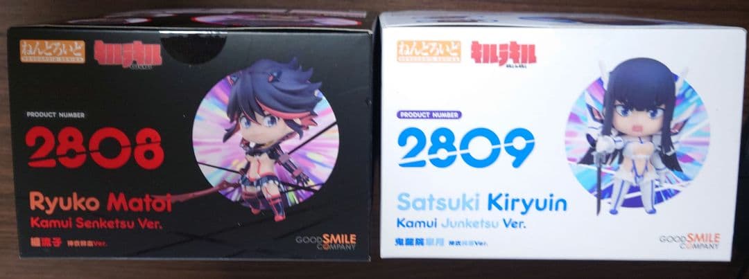 ねんどろいど キルラキル 纏流子 神衣鮮血 鬼龍院皐月 神衣純潔 セット