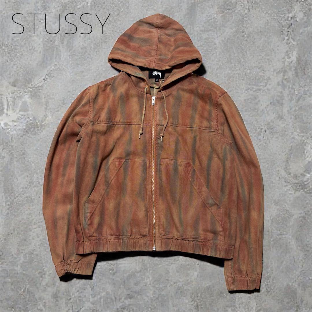 Stussy フード付きブラウンジャンパー M STUSSY（ステューシー） STUSSY 20AW Thermal Zip Hoodie Brown