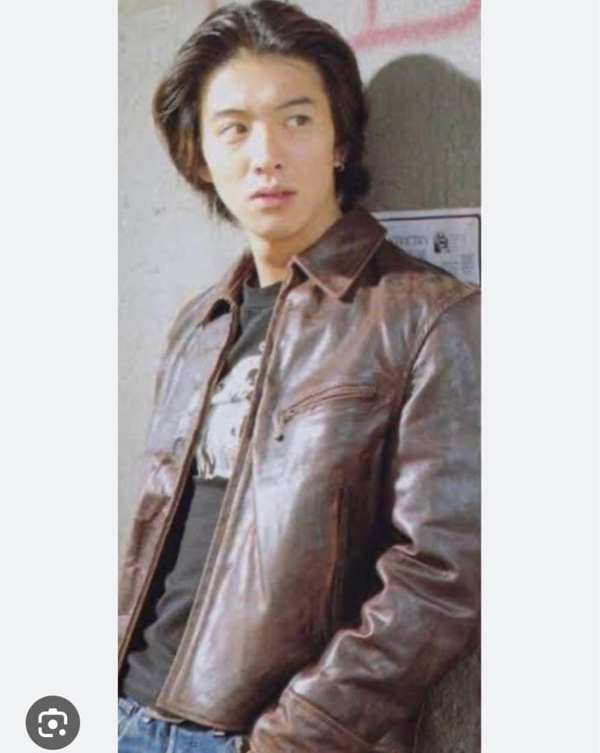 90s AERO LEATHER ハーフベルト 木村拓哉|mercariメルカリ官方指定廠商