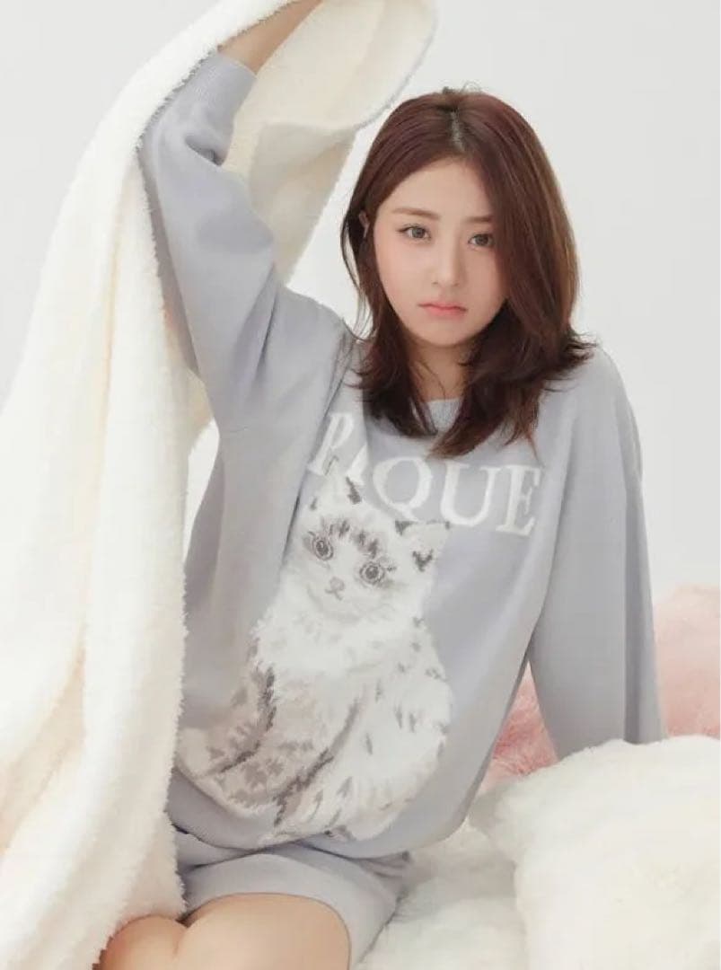 gelato piqué CAT ジャガードオーバー Blue セット