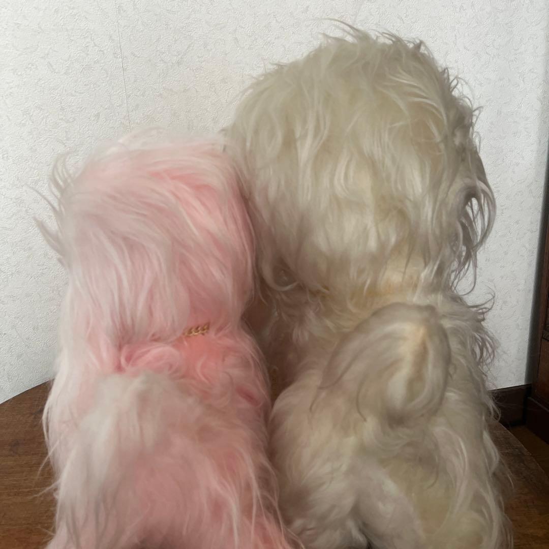 昭和レトロ お手入れワンちゃん 犬 ぬいぐるみ - メルカリ
