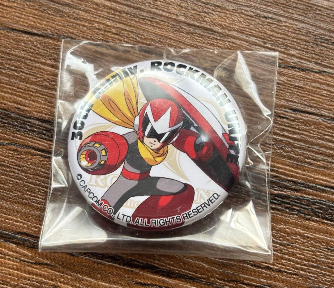 ロックマン ブルース　缶バッジ
